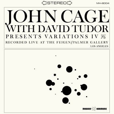 John With David Tudor Cage - Variations IV (CLEAR VINYL) ((Vinyl))