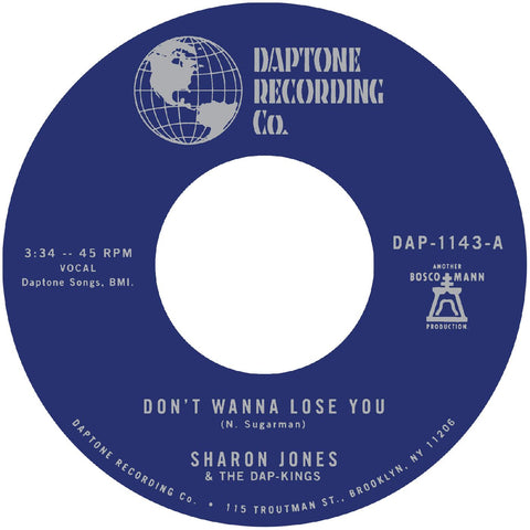 Sharon & The Dap-Kings Jones - Don't Want To Lose You b/w Don't Give a Friend a Number ((Vinyl))