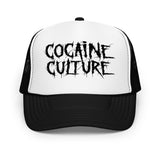 COCAINE CULTURE - New Logo White/Black Trucker Hat