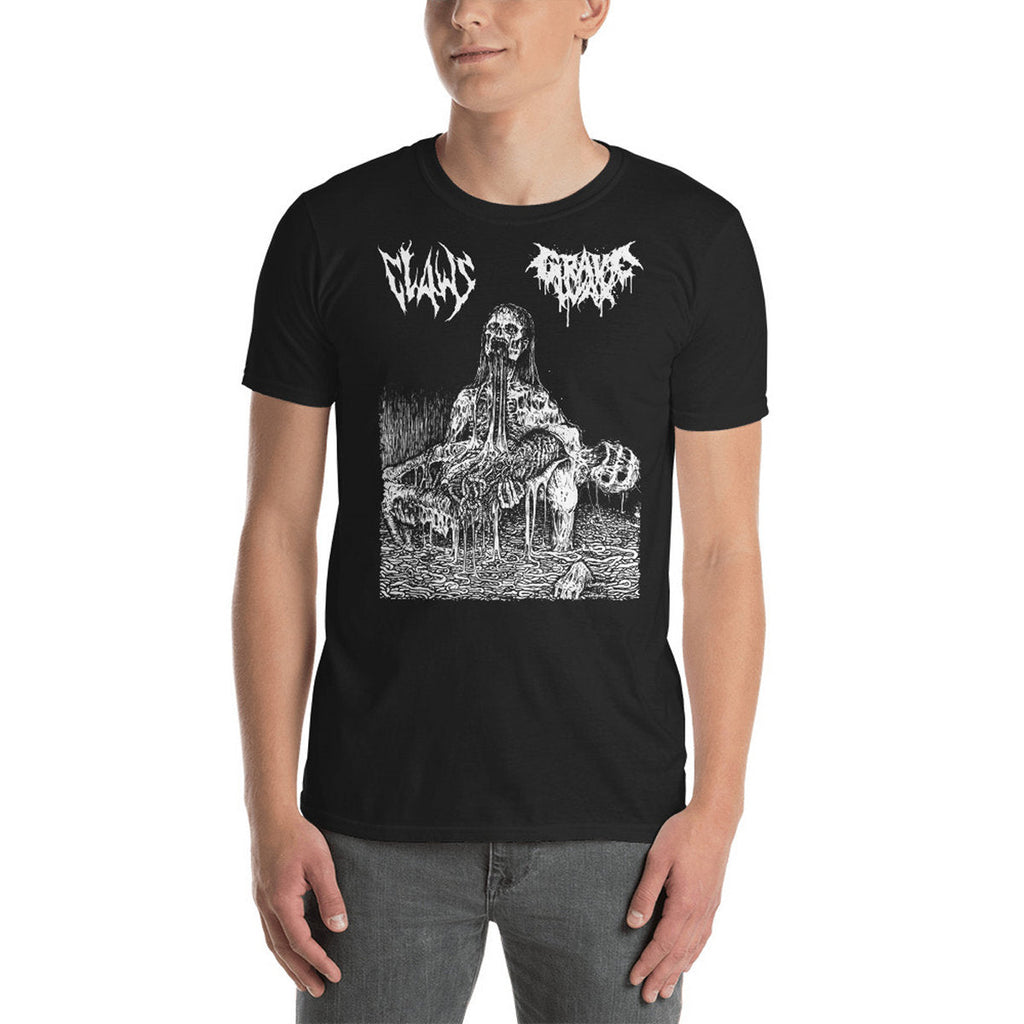 CLAWS / GRAVE WAX - Pestilent Formation T-Shirt
