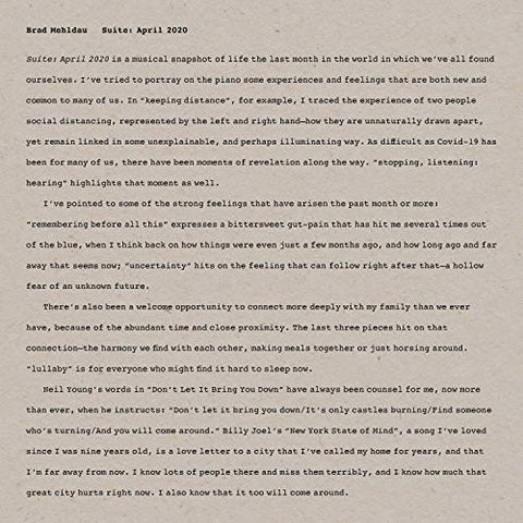Brad Mehldau - Suite: April 2020 (())