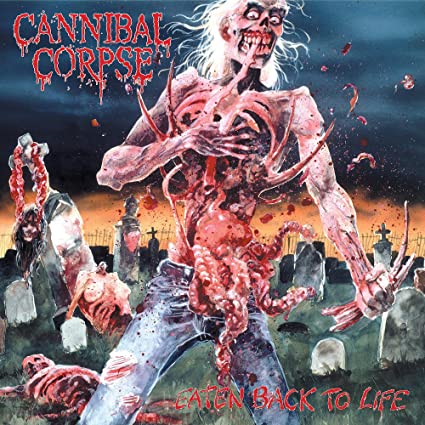 Cannibal Corpse - Eaten Back To Life (Clear W/ Red Bloodshot Colored Vinyl) (())