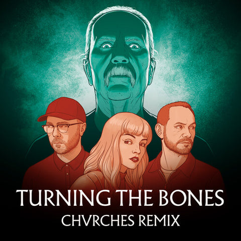Chvrches & John Carpenter - Turning The Bones (Chvrches Remix) (Blue Pink Clear Marble) (7" Single) ((Vinyl))