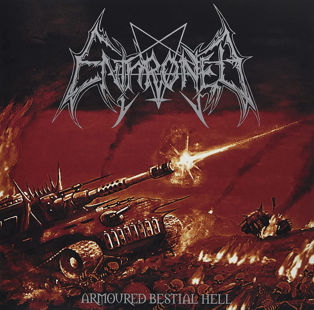 ENTHRONED - ARMOURED BESTIAL HELL (CLEAR VINYL WITH RED/ORANGE/WHITE SPLATTER) ((Vinyl))