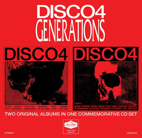Health - GENERATIONS EDITION: DISCO4 :: PART I and DISCO4 :: PART II [2 CD] ((CD))