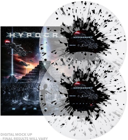 Hypocrisy - Worship (Clear with Black Splatter) (Colored Vinyl, Clear Vinyl, Black, Gatefold LP Jacket, Indie Exclusive) ((Vinyl))