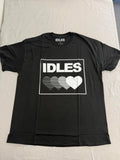 Idles Band T-shirt Gradient Heart European Import Tee