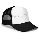 MUDSHOW - Logo White + Black Trucker Hat