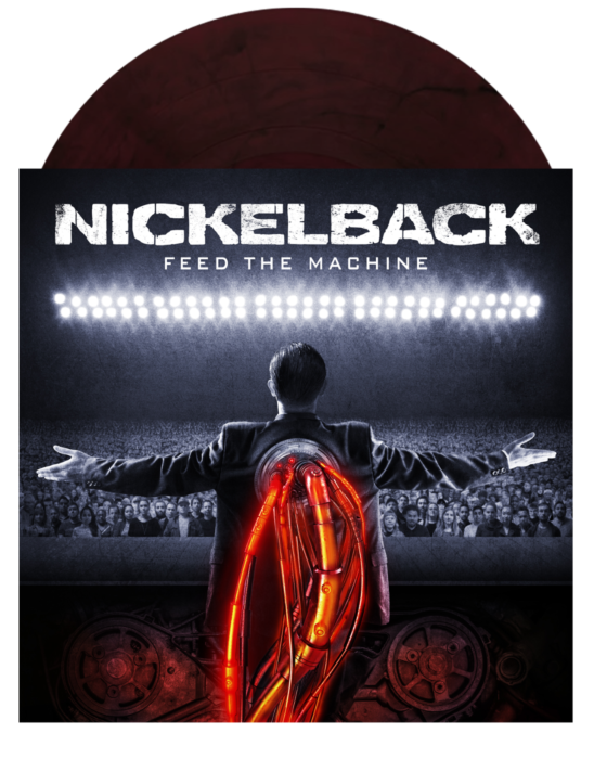 Nickelback - Feed The Machine (Limited Edition, Red & Black Marble Colored Vinyl, Digital Download Card) ((Vinyl))