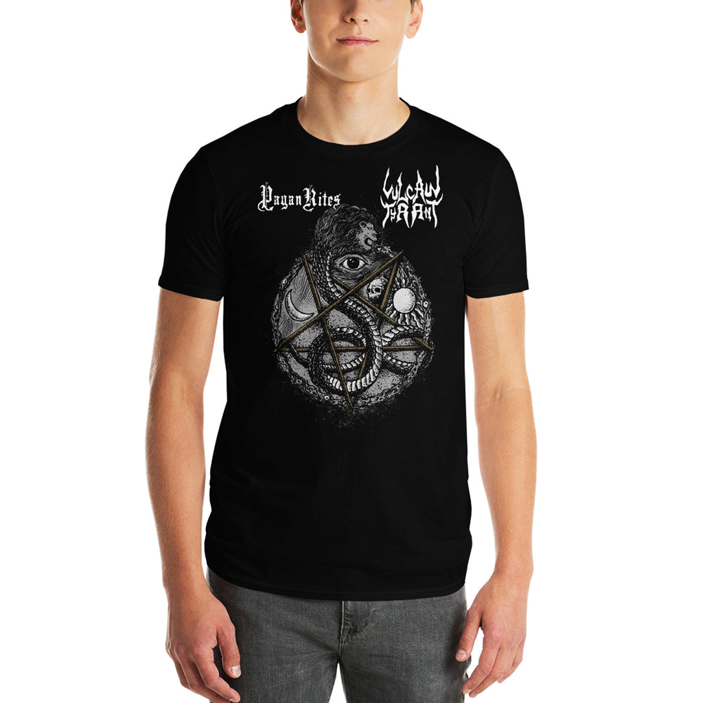 PAGAN RITES / VULCAN TYRANT - Split T-Shirt
