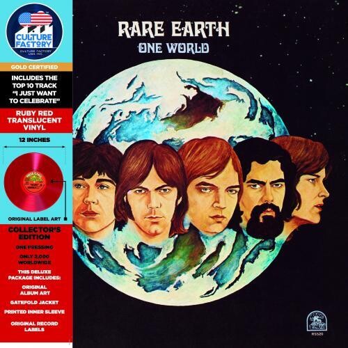 Rare Earth - One World (Clear Vinyl, Red) ((Vinyl))