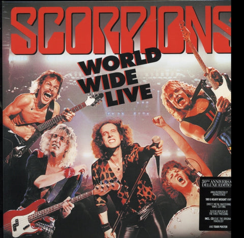 Scorpions - World Wide Live: 50th Anniversary [Import] (Bonus CD, Anniversary Edition) (2 Lp's) ((Vinyl))
