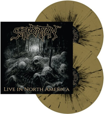Suffocation - Live In North America (Gold & Black Splatter) (Colored Vinyl, Gold, Black, Indie Exclusive) (2 Lp's) ((Vinyl))