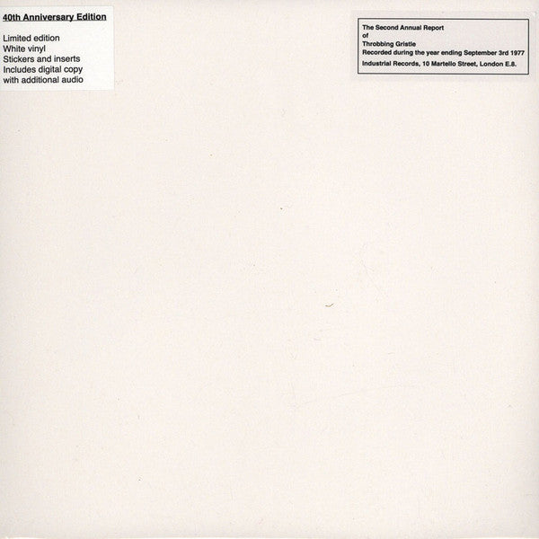 Throbbing Gristle - The Second Annual Report ((Vinyl))