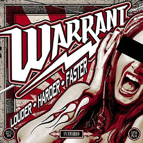 Warrant - LOUDER HARDER FASTER (RED VINYL) ((Vinyl))