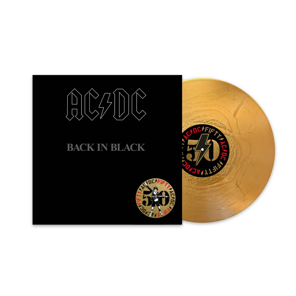 AC/DC - Back In Black (50th Anniversary Edition, Gold Color Vinyl) ((Vinyl))