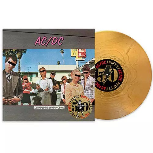 AC/DC - Dirty Deeds Done Dirt Cheap (50th Anniversary Edition, Gold Color Vinyl) [Import] (())