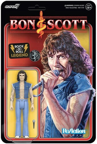 AC/DC - Super7 - Bon Scott - Reaction - Bon Scott (Collectible, Figure, Action Figure) ((Action Figure))