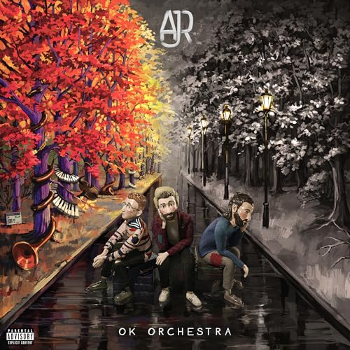 Ajr - OK ORCHESTRA (Clear with Orange Splatter) ((Vinyl))