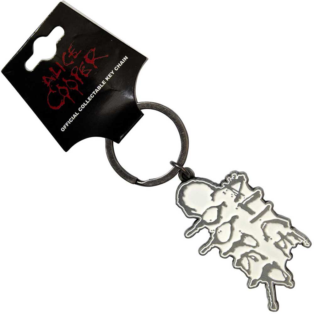 Alice Cooper - Dripping Logo Silver (())