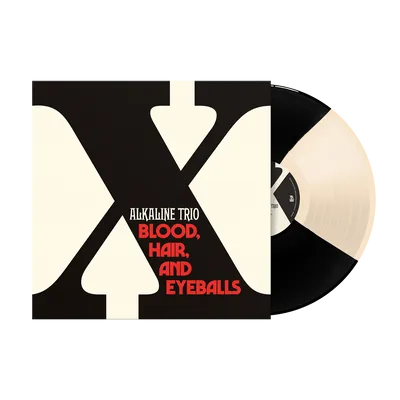 Alkaline Trio - Blood, Hair, And Eyeballs (Indie EX) [Black/White Vinyl] ((Vinyl))