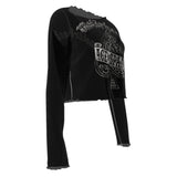 Motorhead Women's Mesh Long Sleeve Top