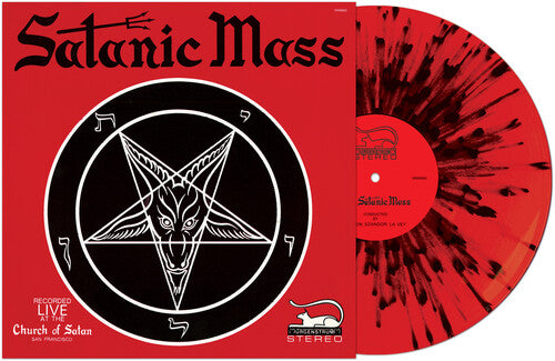 Anton Lavey - Satanic Mass - RED/ BLACK SPLATTER ((Vinyl))