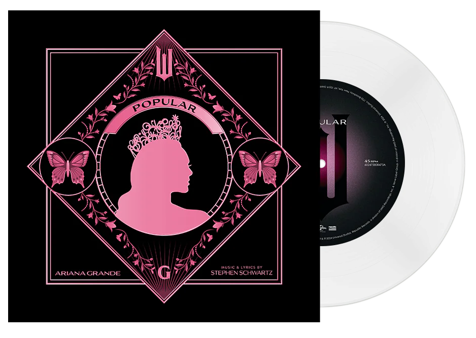 Ariana Grande - Popular (Wicked: The Soundtrack) (Limited Edition, Clear Vinyl) (7" Single) ((Vinyl))