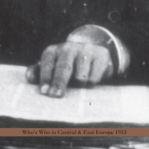 Arnold Dreyblatt - Who's Who in Central Europe 1933 ((CD))