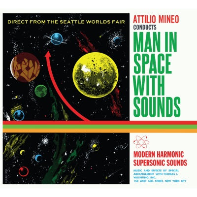 Attilio Mineo - Man In Space With Sounds (GREEN & YELLOW SWIRL VINYL) ((Vinyl))