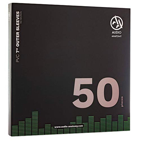 Audio Anatomy - 50X 7" PVC OUTER SLEEVES (140 MICRON) ((Sleeves))