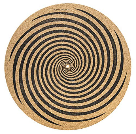 Audio Anatomy - SPIRAL SLIPMAT CORK - DIAMETER: 295 MM - THICKNESS: 3MM - AUDIO ANATOMY ((Slipmat))