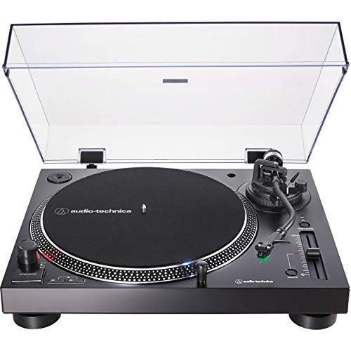 Audio-Technica - AT-LP120XUSB Direct-Drive Professional Turntable (USB & Analog) with Built-In Cartridge and Switchable Phono Preamp (Black) ((Turntables))