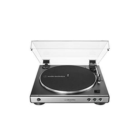 Audio-Technica - AT-LP60X Fully Automatic Belt-Drive Stereo Turntable (Brown Black) ((Turntables))