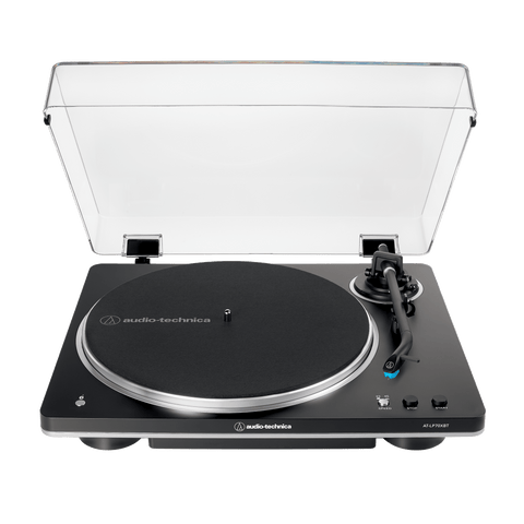 Audio Technica - AT-LP70XBT-BS - FULLY AUTO WRLS BELT-DRIVE TT,BLK/SILVER ((Turntables))