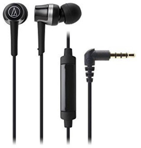 Audio Technica - ATH-CKR30ISBK - In-ear headphones with in-line mic and control, black ((Speakers))