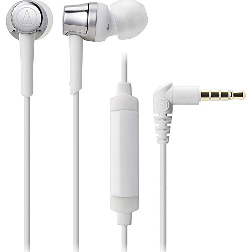 Audio Technica - ATH-CKR30ISSV - In-ear headphones with in-line mic and control, silver ((Speakers))