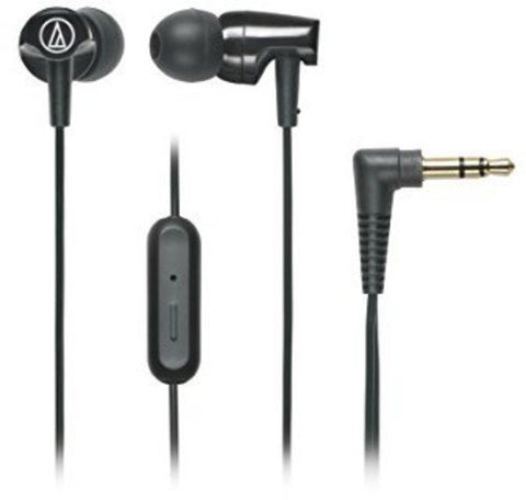 Audio-Technica - ATH-CLR100iSBK SonicFuel In-Ear Headphones with In-Line Microphone & Control, Black ((Headphone))