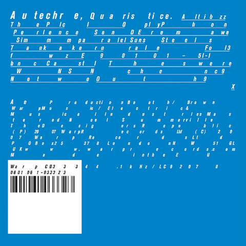 Autechre - Quaristice ((Vinyl))