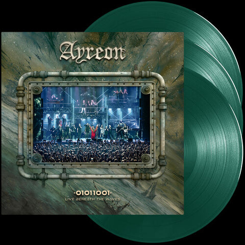 Ayreon - 01011001 - Live Beneath the Waves (Colored Vinyl, Green, Limited Edition) (3 Lp's) ((Vinyl))