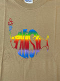 Phish T-shirt - Classic Phish Fish Logo Rainbow Tan 2007 S