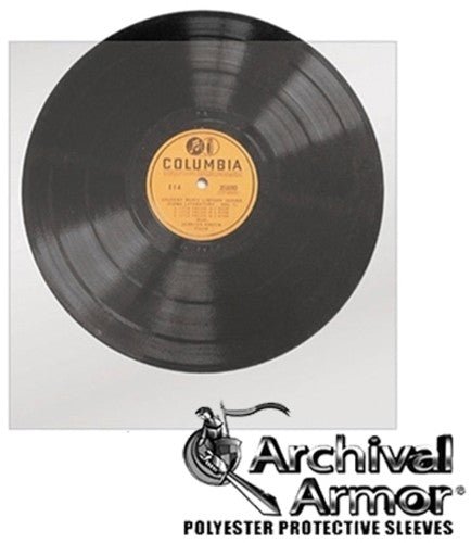 Bags Unlimited - Bags Unlimited S1010R - 10 Inch 78 RPM Record Sleeves - No Flap 10 Count (Clear) ((Sleeves))