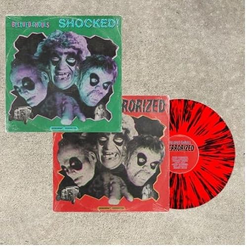 Beloved Ghouls - Terrorized/Shocked (Red W/ Black Splatter Vinyl) ((Vinyl))