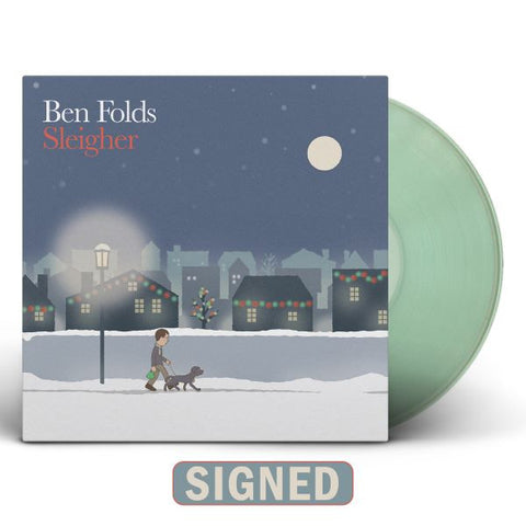 Ben Folds - Sleigher (Indie Exclusive, Green Colored Vinyl, Sticker, Autographed / Star Signed) ((Vinyl))