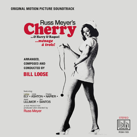 Bill Loose - Russ Meyer‚Äôs Cherry‚Ä¶& Harry & Raquel (Original Motion Picture Soundtrack) (White with Black Swirl Vinyl) ((Vinyl))