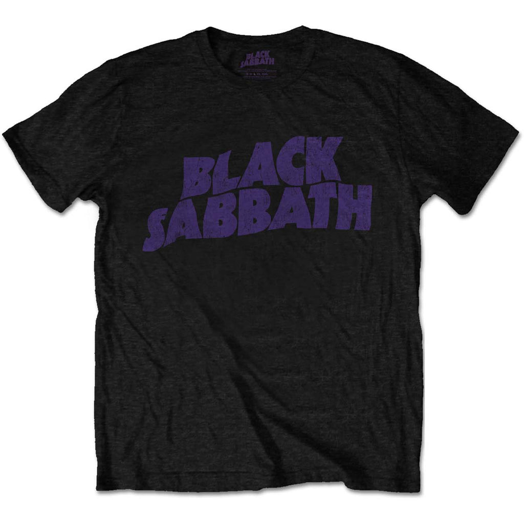 Black Sabbath - Wavy Logo Vintage ((T-Shirt))