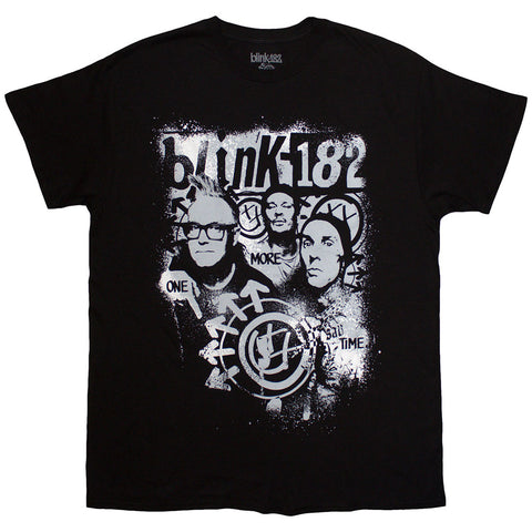 Blink-182 - One More Time Spray Paint (()) Black