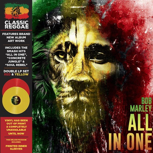 Bob Marley - All in One (Red & Yellow Colored Vinyl Limited Edition, Remastered) (2 Lp's) ((Vinyl))