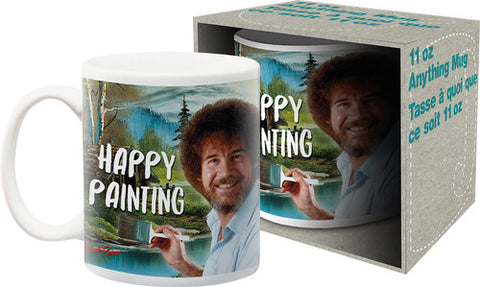 Bob Ross - Bob Ross - Happy Painting 11oz Mug ((Accessories))