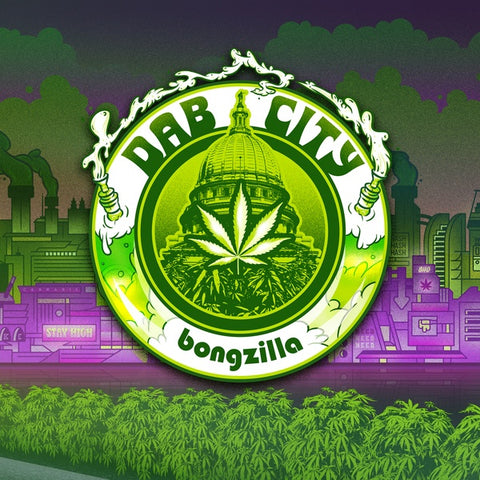 BONGZILLA - Dab City (Striped Violet/White/Green Vinyl) ((Vinyl))